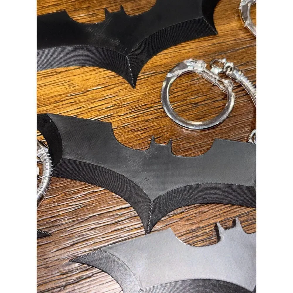 Batman Boxcutter Keychain Pack | Set of 10 | Dark Knight | Bats | Party Favors
